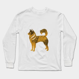 Golden Husky Dog Long Sleeve T-Shirt